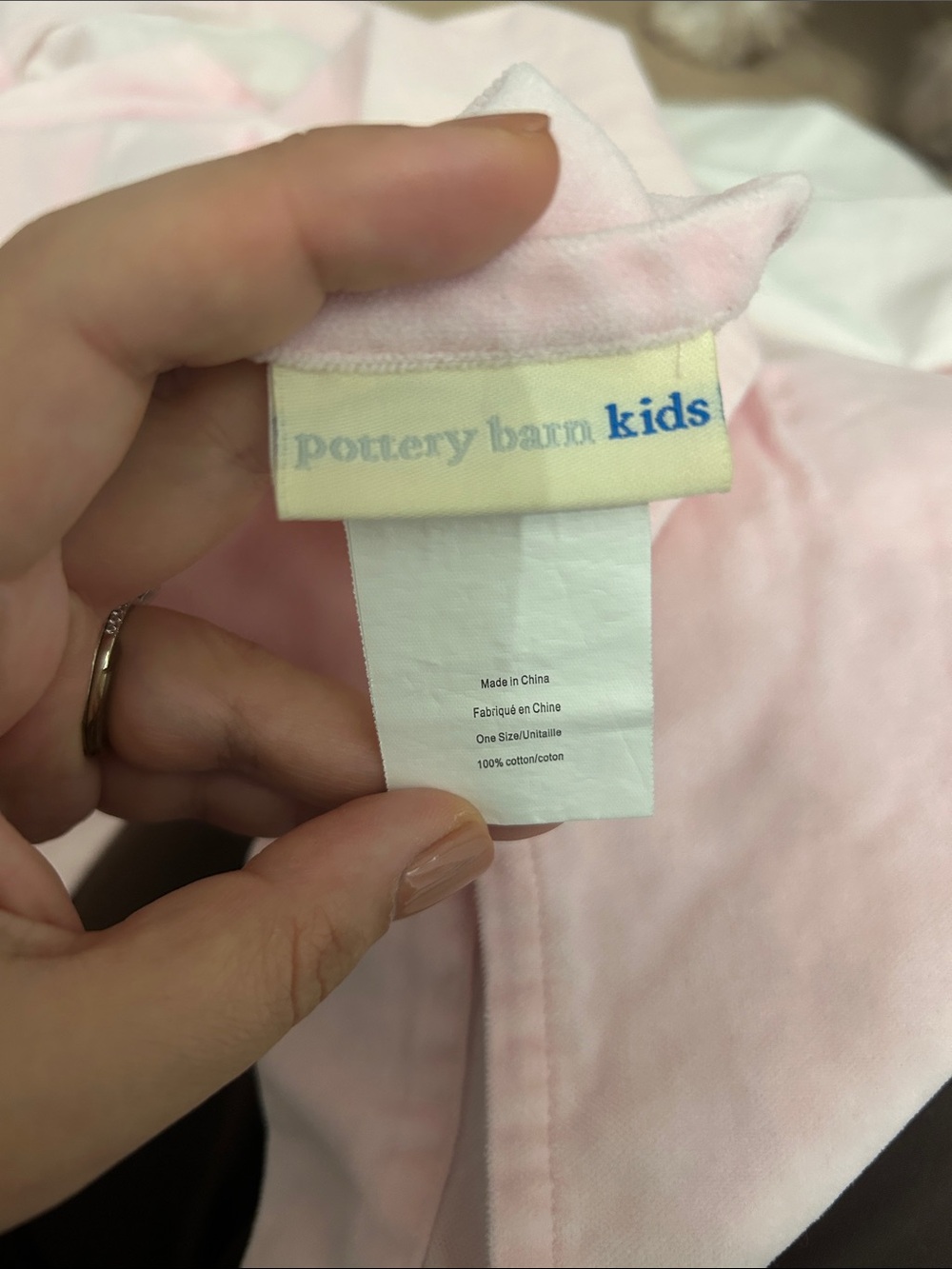 POTTERY BARN KIDS Pink Crib Skirt - Picture 2 of 3